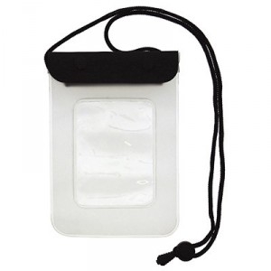 Splash proof smartphone pouch
