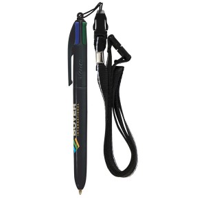 BIC 4 Colours Pen with Lanyard