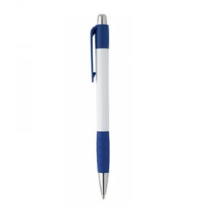White Striped Grip pen