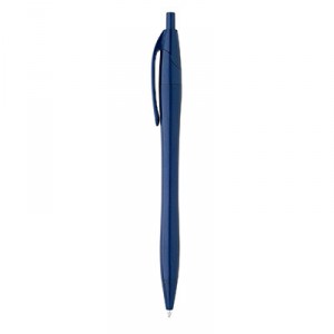 Classic metallic colour curved pen