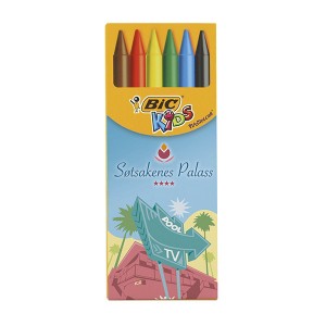 BIC Kids Plastidecor britePix™ set of 6 crayons