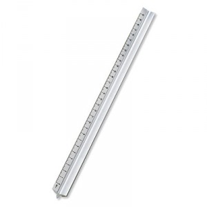 Aluminium scale ruler
