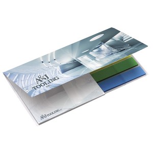 BIC 75 mm x 75 mm Adhesive Notepad with Flag Booklet