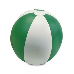 Two colour beach ball