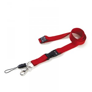 Lanyard with safety buckle