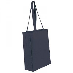 Gusseted cotton tote