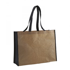 Recycled paper non woven bag