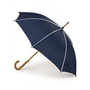 Automatic white trim umbrella