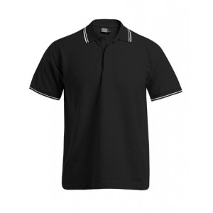 Heren Polo Contrast Stripes
