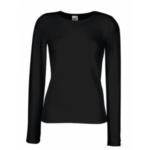 Lady-Fit Long Sleeve Crew Neck T