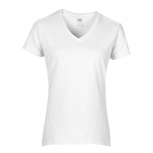 Premium Cotton® Dames V-hals T-Shirt