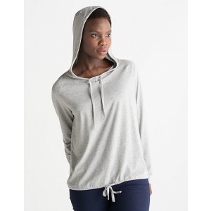 Women's Loose Fit Hooded T