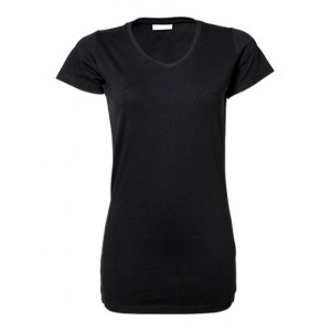 Dames Stretch Tee Extra lang