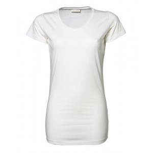 Dames Stretch Tee Extra lang