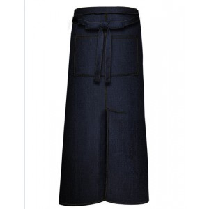 Jeans Frans Apron With Overlapping Slit