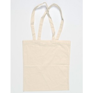 Cotton bag, long handles,