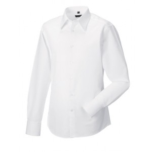 Heren Tencel® Fitted Shirt met Lange mouwen