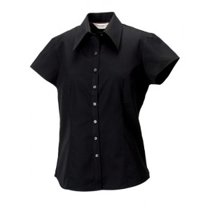 Dames Cap Sleeve Tencel® Fitted Shirt