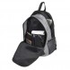 Vertical zipper backpack