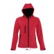 Dames Hooded Softshell Jack Replay