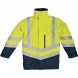 4 in 1 high visibility parka