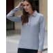 Dames Long Sleeved Stretch Polo