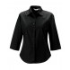 Dames Easy Care Fitted Shirt met 3/4 mouwen